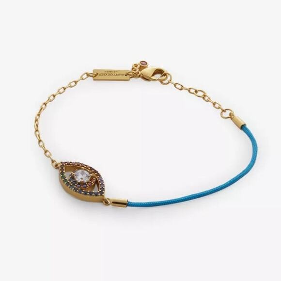 Kurt Geiger London "Evil Eye" bracelet Colorful Gems Great Gift - Picture 1 of 4
